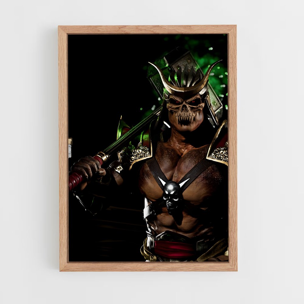 Poster Le Guerrier de Shao Kahn – affiche Mortal kombat (vue 4)